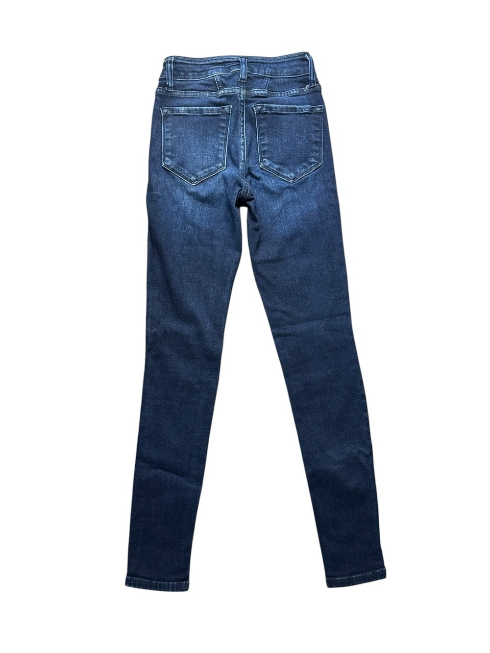KanCan Signature Buckle Exclusive Women's Dark Indigo High-Rise Skinny Jeans 24 - Picture 2 of 6